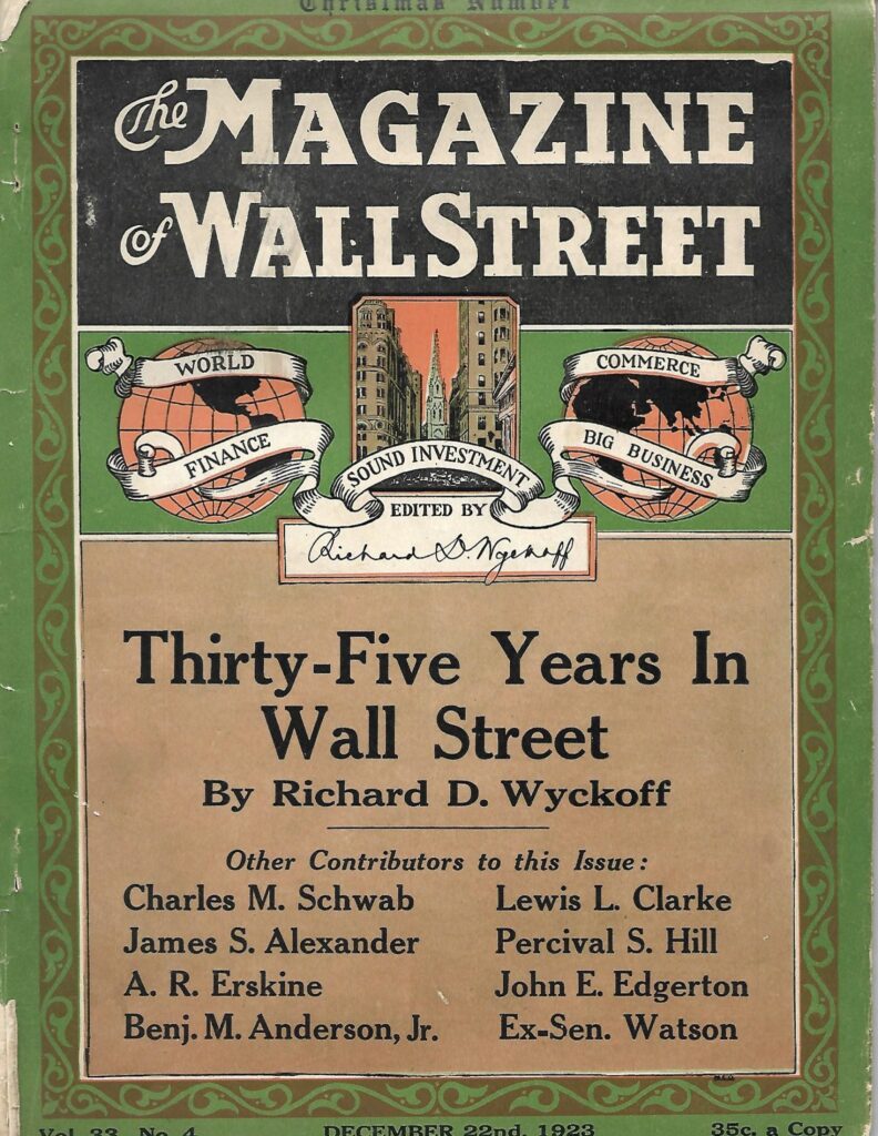 wyckoff the magazine of wallstreet